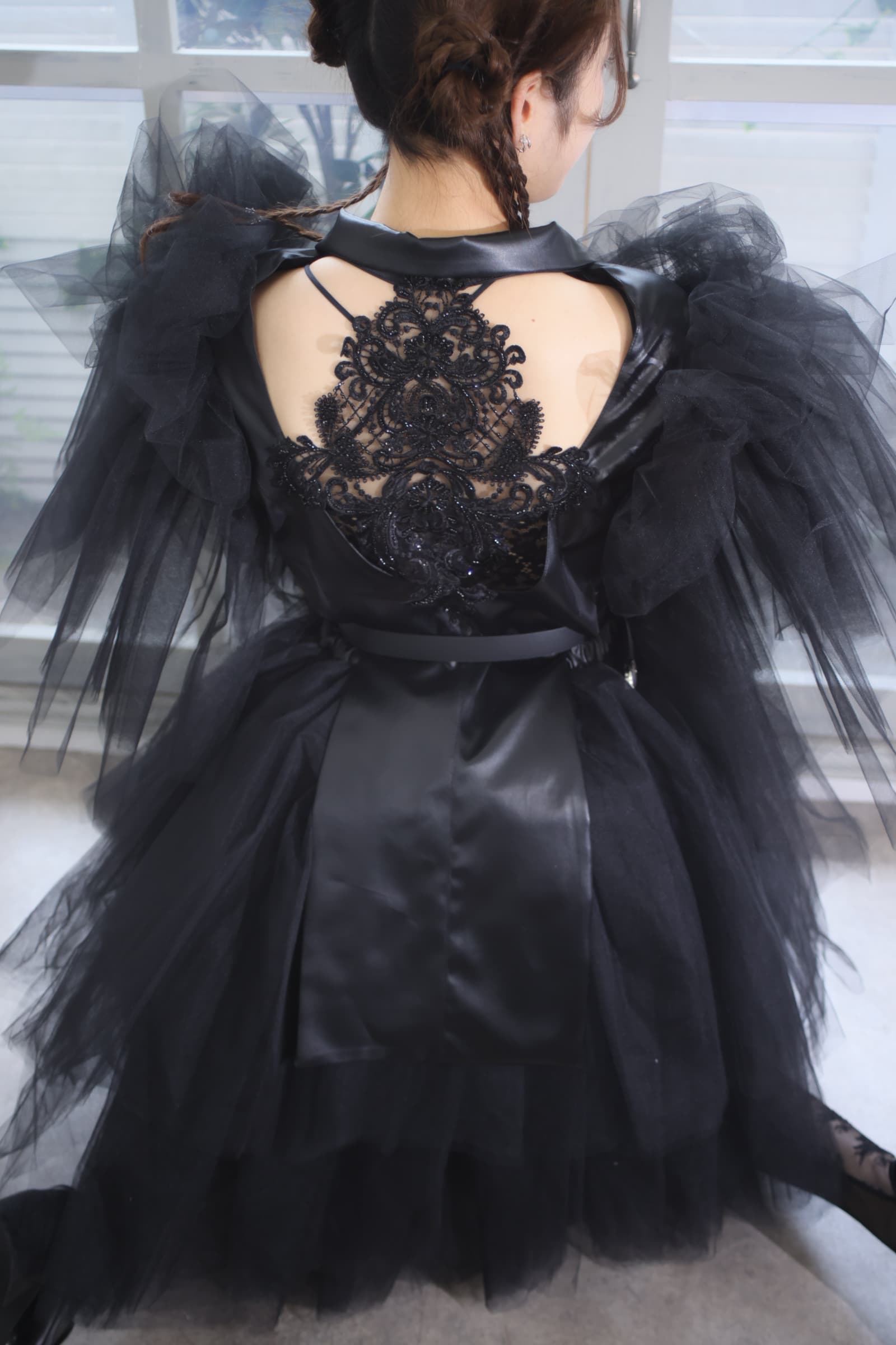 open back magic tulle jacket 02